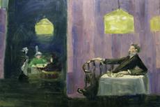 Lily Koebner-Linke, Im Caféhaus, 1. Viertel 20. Jh., Museum Fürstenfeldbruck